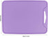 Fdit Chopping Board, Food Grade Silicone Flexible Cutting Board for Home Kitchen Use, Purple