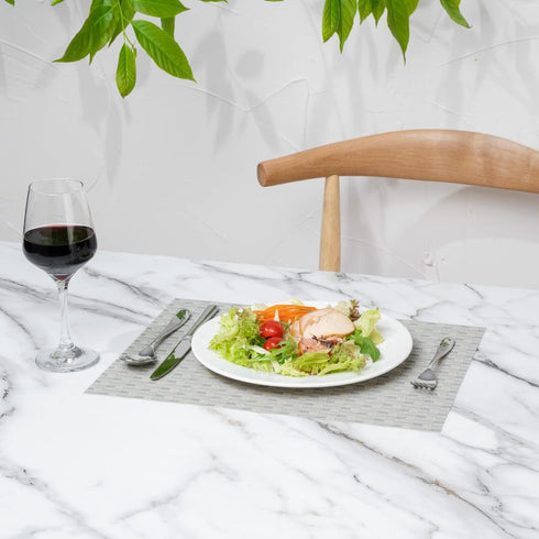 Restaurantware-Speculo 16 X 12 Inch Woven Placemats, Set of 6 Rectangle Table Placemats - Easy to Clean