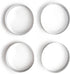 Fox Run Set of 4 English Muffin Ring Molds, Stainless Steel