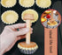 3 Pieces Wooden Tart Tamper Set, Double Side Pastry Dough Tamper for Making Egg Tart, Cheesecakes, Dessert Kitchen Tools