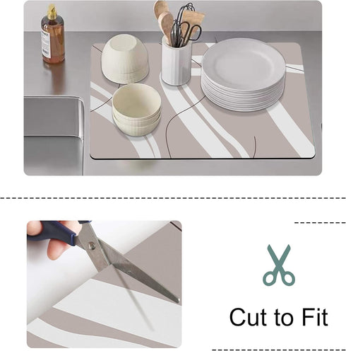 Mat,Counter Golener Bar Mat Spill Protector Absorbent Coffee Maker Spill Mat Under Espresso Maker rug,Heat Resistant