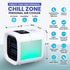 CHILL | personal air cooler | portable mini evaporative air conditioner | five speed fan | twin water misters |