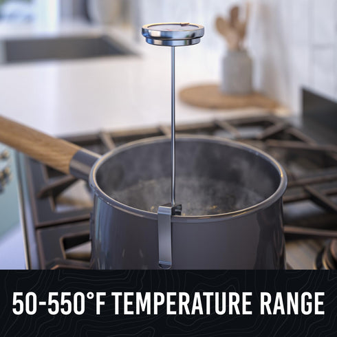 Candy Thermometer with Pot Clip - Deep Fry Oil Thermometer for Frying, 2 Pack Cooking Thermometer