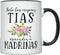 YouNique Designs Will You Be My Godmother Proposal Mug, 11 Ounces, Godmother Gifts from Godchild (Black Handle)