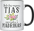 YouNique Designs Will You Be My Godmother Proposal Mug, 11 Ounces, Godmother Gifts from Godchild (Black Handle)