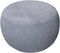 Sanmudecor Unstuffed Ottoman Pouf Cover, Foot Rest Cover, Bean Bag Chair Cover (Gray)