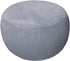 Sanmudecor Unstuffed Ottoman Pouf Cover, Foot Rest Cover, Bean Bag Chair Cover (Gray)