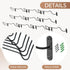 NATGAI Wall Mounted Wine Racks: 10 Pack Iron Bottle Display Holder Rack, Hanging Organizer for Beverages/Liquor Storage