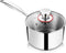 P&P CHEF 2 Quart Saucepan with Lid, Tri-Ply Stainless Steel Pot, Small Induction Cookware for Boiling, Stewing,