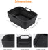 ddLUCK 2Pcs Air Fryer Silicone Liners for Ninja SL401/DZ401/DZ550 8-10 QT, Reusable Baking Tray with Cheat Sheet
