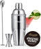 Cocktail Shaker, KITESSENSU 24oz Drink Shaker with Bartender Strainer, Measuring Jigger, Bar