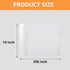 Clear Shelf Liners for Kitchen Cabinets, 10 Inch Width Non-Adhesive Waterproof Drawer Liner, 10×396 Inch