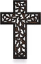 Nirvana Class Wooden Wall Hanging Cross, Handmade Antique Design for Home Living Room Décor Accessory