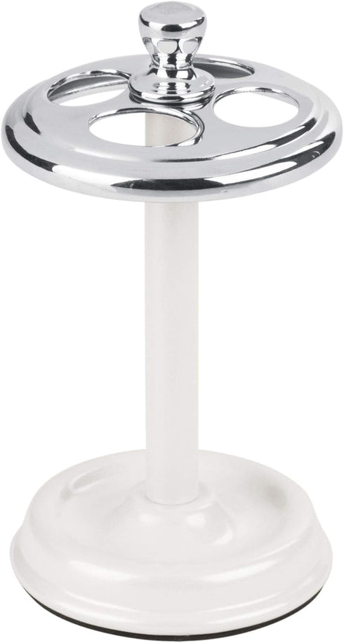 iDesign Metal Toothbrush Holder - Bathroom Cup for Organization, The York Collection - 3.25" x 3.25" x 5.75"