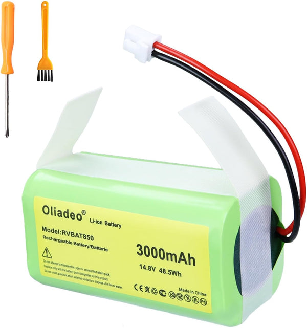 RVBAT850 Replacement Battery for Shark Ion Vacuum - AV1010AE, AV2501S, RV1001AE, RV2001, RV850 & More