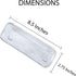 HIC Kitchen Corn Dishes, Pressed Decorative Glass, Set of 4