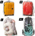 Set 4 Dust Cover Big Plastic Drawstring Bags Multi-Purpose for Storage and Keeping Luggage, Big Dolls, Blankets