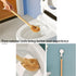 BIEAEIA Toilet Brush, Natural Coconut Fibre Brush Head and Rubber Wood Handle, Great for Bathroom