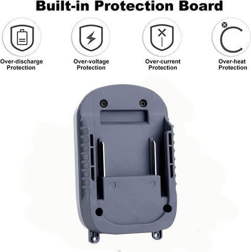 Dyson V8 Battery Adapter for Milwaukee M18 18V Battery, Convert for Dyson V8 SV10 Animal Handheld Vacuum