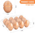 Lixavaer 180 Pack 34 Clear Plastic Egg Cartons, Reusable Stackable Egg Containers for Farm, Market & Fridge Storage