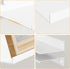 Wisfame 2 Pack, 8 Inch) Small Floating Shelves for Wall, Metal Adhesive Wall Shelf Modern Display Shelf for Living