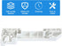 WB06X10610 Microwave Latch Board - Microwave Parts for Haier Hotpoint GE, Replaces AP3866945, White