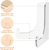 5 Pack Acrylic Display Stand, Clear Easel Holder for Card, Frame, Picture, Magazine, Book, CD, Phone (Small/3 Inch)
