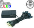 8 20 Count 3X Novelty Lights Battery Operated LED Mini Lights Feet, Warm White Fairy Lights on Green Wire, On/Off