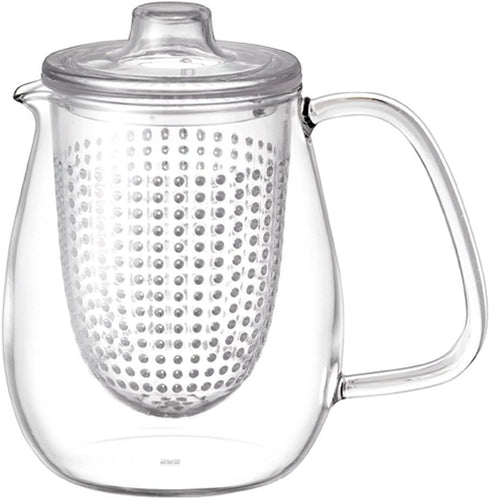 KINTO UNITEA Teapot, 24.0 fl oz (680 ml), Plastic, Dishwasher Safe, Heat-resistant Glass