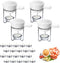 Reasmi Reasim Butter Warmer Set for Seafood, Lobster & Crab, Drawn Butter Melter
