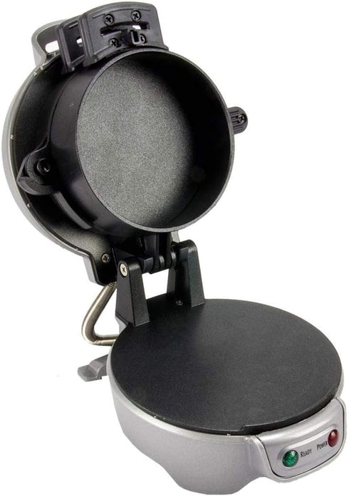 Hamilton Beach Breakfast Sandwich Maker with Egg Cooker Ring, Perfect for English Muffins, Croissants, Silver (25475)