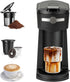 Single Serve K Cup Coffee Maker 2 in 1Machine,6 to 14 0z