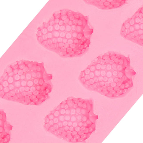 Silicone Fruit Snack Molds, 3D Strawberry Lemon Fondant Baking Molds, Mini Pineapple Grape Chocolate Molds for DIY