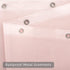 RAY STAR Heavy Duty Pink Waffle Textured Shower Curtain Liner with Hooks, 70 x 72 inches, Waterproof PEVA with 3 Magnets