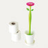 Vigar Flower Power Toilet Brush Set - Toilet Brush with Daisy Handle and Flowerpot Base, Durable Bristles