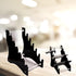 Knife Display Stand, Acrylic Knife Storage Holder for 6 Knives, Organizer for Kitchen