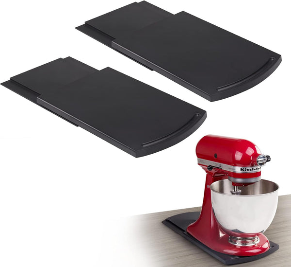 Kitchen Appliance Sliding Tray, Compatible with Coffee Maker, Kitchen Aid Mixer, Blenders, Air Fryer, 2 Pack