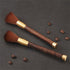 Coffee Grinder Cleaning Brush, Wood Handle & Natural Bristles, Espresso Dusting Tool for Home Kitchen, Brown