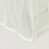 Efavormart Lifetime Folding Chair Cover Ivory Spandex Pleated Stretch Slipcover with Floor-Length Skirt, Also Fits