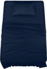 Utopia Bedding Twin XL Sheet Set, 3 Piece Microfiber Bed Sheets, Navy Blue, Includes Fitted, Flat Sheet, Pillowcase