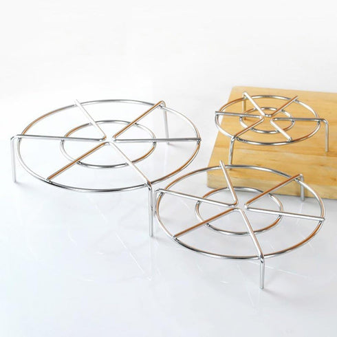 Steam Rack, Steaming Rack Stand, Heavy Duty Stainless Steel Multi-function (5.9" Diameter X2.7" High)