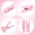 50pcs Pink Wooden Small Clothespins Photo Clips for Wall Hanging Pictures, Jewelry Items Home Party Decoration