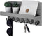 Key Holder Wall Mount - Entryway Key and Mail Holder with 7 Sturdy Hooks - Decorative Wall Shelf with Mounting Hardware