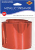 Beistle Red Gleam 'N Streamer Metallized Streamer