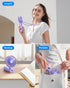 SWEETFULL Handheld Fan - Portable 5000mAh Rechargeable Battery Fan with 6 Speed Wind and LED Display for Travel