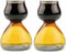 Double Bubble Layered Shot Glass, Chaser Shot Glass Jigger for Smooth Tasty Shots, Set of 2