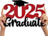 2025 Graduation Party Decorations, Wooden Sign Red Class of 2025 Photo Booth Props, 15.75x9.84 inches