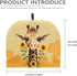 Sunflower Giraffe Tea Cozy, Insulated Teapot Cover, Dust Proof Tea Pot Cozy, Portable Kettle Warmer, Cute Kitchen