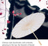 White Papier Umbrella Parasol, Handmade Classical Craft Umbrella, DIY Free to Draw