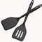 Silicone Spatula Turner Set, High Heat Resistant Nonstick Rubber Flippers for Baking & Cooking